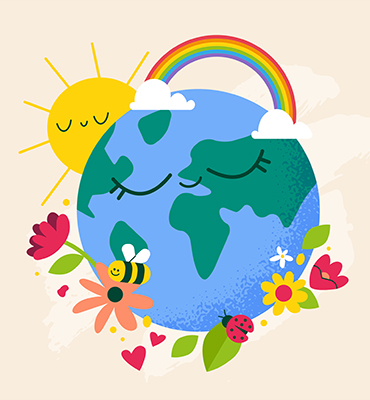 Love Mother Earth. Celebrate Earth Day every day!